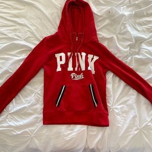 PINK victoria’s secret red hoodie